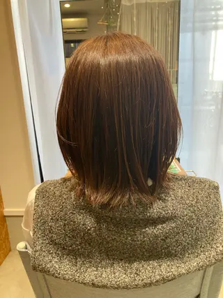 ミディアム 折本 沙織のヘアスタイル