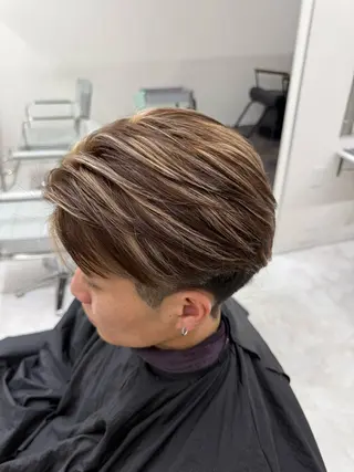 カラー メンズ 【バレイヤージュ】 🔥メンズRYUTAのヘアスタイル