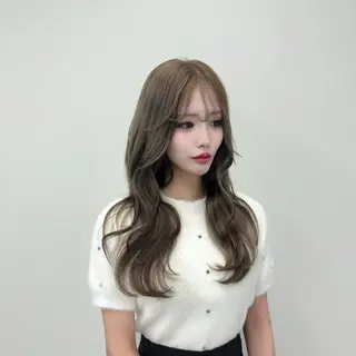 ロング カラー ヘアアレンジ 🐭 MIKITO🐭のヘアスタイル