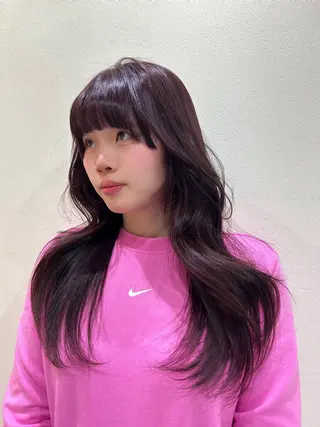 ロング hiyori🎀 トレンドレイヤーのヘアスタイル