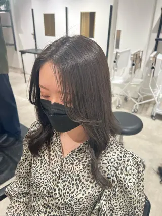 セミロング 艶髪 mayuka💖のヘアスタイル