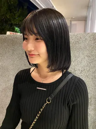 ミディアム カラー レイヤーカット/ ダブルカラーサクライのヘアスタイル