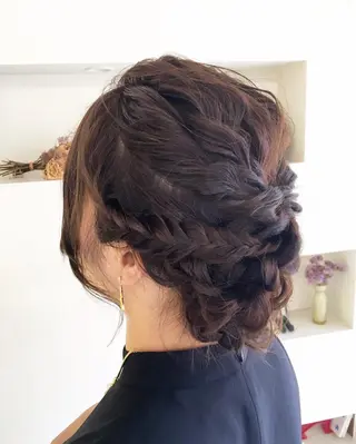 セミロング ヘアアレンジ ITO YUKIのヘアスタイル