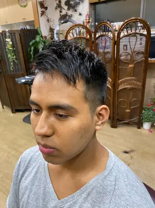 ショート メンズ 浅見 天翔のヘアスタイル