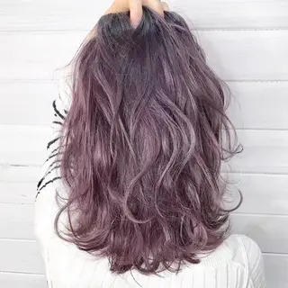 ミディアム カラー ヘアアレンジ 北間 寛哉のヘアスタイル