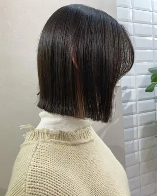 ショート hub hair レイヤー/透明感のヘアスタイル