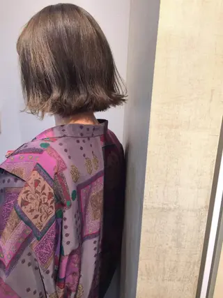 ミディアム カラー HARUNA/ミセス 大人ショートヘアのヘアスタイル