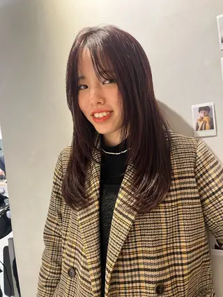 ミディアム 宮城 星のヘアスタイル