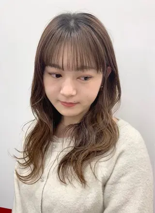 セミロング 三輪 恭平のヘアスタイル