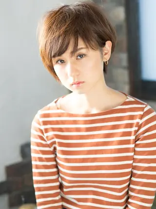 ショート カラー 福島 浩司のヘアスタイル