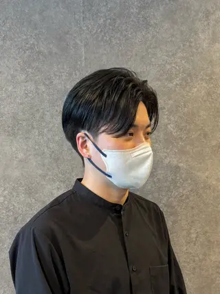 ショート パーマ メンズ 曲がる縮毛矯正 masashiのヘアスタイル