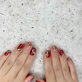 ショート カラー パーマ ヘアアレンジ メンズ キッズ ネイル マツエク・マツパ Salon Ｋのネイルデザイン