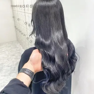 セミロング パーマ ヘアアレンジ メンズ マツエク・マツパ アイブロウ 韓国風ベージュ🤎 赤みなし🌿横浜🤎のヘアスタイル