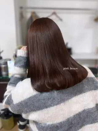 カラー 🎀艶カラー/ヘアメ しおり🎀のヘアスタイル