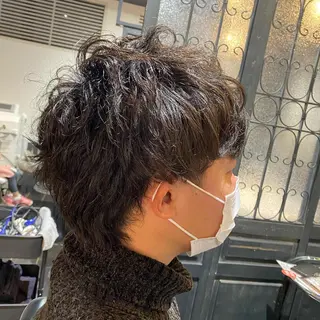 ショート カラー メンズ キッズ ✂︎ショート、ボブ、 レイヤー🩵YUMIのヘアスタイル