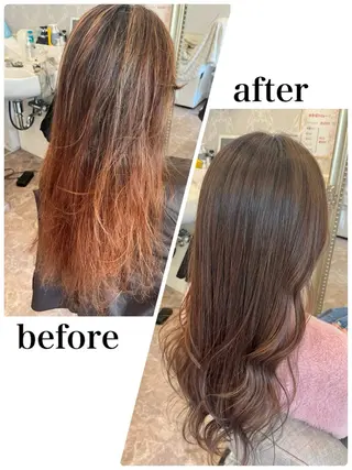 ロング La.fleur ラ.フルールのヘアスタイル