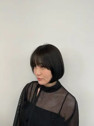 ショート ボブショート/岩崎 明生のヘアスタイル