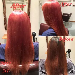 ロング カラー Hair salon The hiveのヘアスタイル