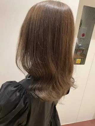 ミディアム カラー 美髪形成！色素改善！ 秋田　和輝のヘアスタイル