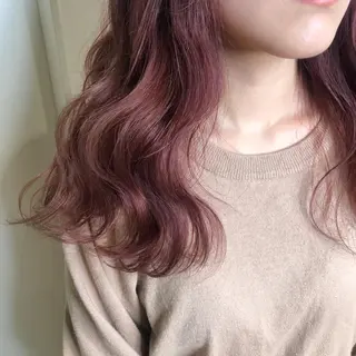 セミロング カラー ヘアアレンジ マツエク・マツパ 透明感カラー🫧ヘア セット🫧松本菜月の眉毛・アイブロウイメージ