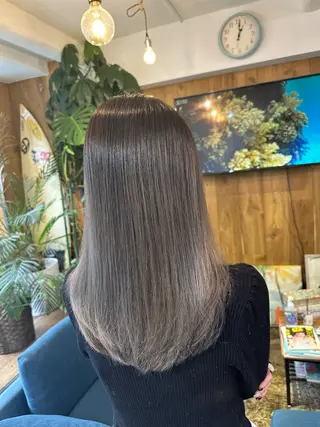 ミディアム カラー hair living Liko池袋東口店【ヘアーリビング　リコ】所属・🌱透明感カラー☘️ TOYO🌱のヘアスタイル