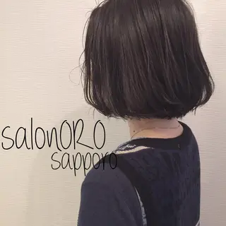 ミディアム カラー 池田 真由美のヘアスタイル
