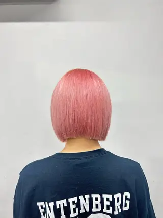 ショート カラー パーマ ヘアアレンジ メンズ 【縮毛矯正ブリーチ】 MANATO🌈のヘアスタイル
