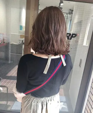 ミディアム カラー 🤍2nd🤍田所 美希のヘアスタイル