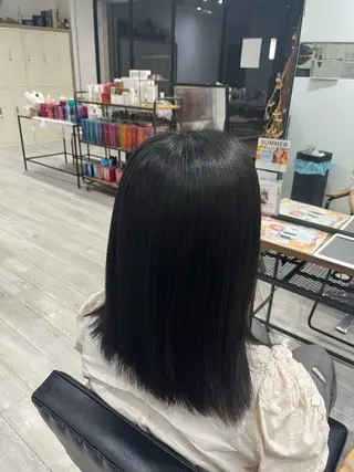 ミディアム 殿北 茉奈のヘアスタイル