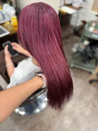 ロング カラー 艶カラー✨️派手髪 🦄renのヘアスタイル