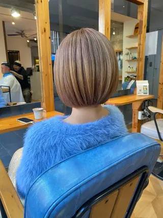 ショート カラー シールエクステ 🪽CHIAKIのヘアスタイル