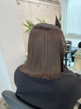 ミディアム 透明感カラー・ 髪質改善🩵イケダのヘアスタイル
