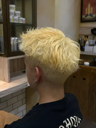 カラー メンズ グルーマーズ東京所属・田村 龍空のヘアスタイル