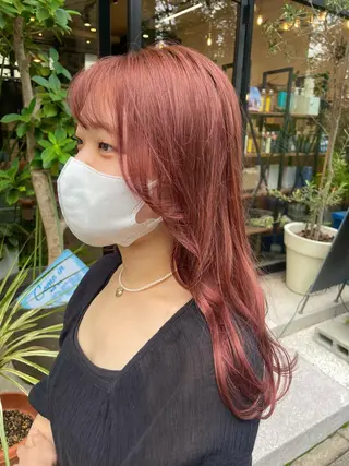 セミロング 透明感カラー 🦋AYAのヘアスタイル