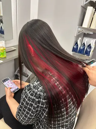 ロング 酒井 剛喜のヘアスタイル