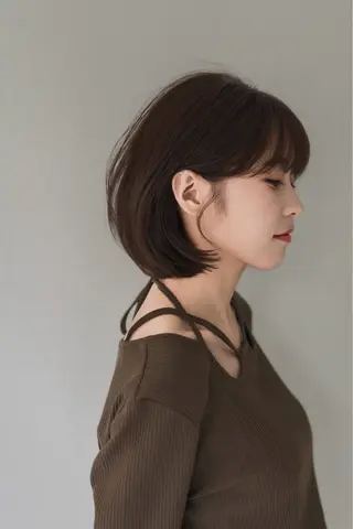 ショート カラー Le'a銀座所属・前髪/顔周り /レイヤー/秋山 元のヘアスタイル