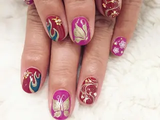 ネイル 東 千夏のネイルデザイン