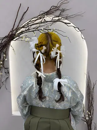 セミロング ヘアアレンジ arrange♡彡 / mokaのその他イメージ