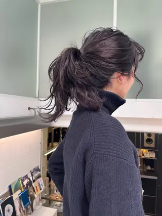 カラー ヘアアレンジ eri kinjoのヘアスタイル