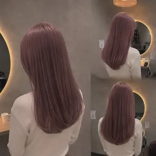 ミディアム 透明感カラー☁️岩永 侑奈のヘアスタイル