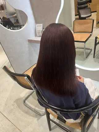 カラー 福島 果音のヘアスタイル