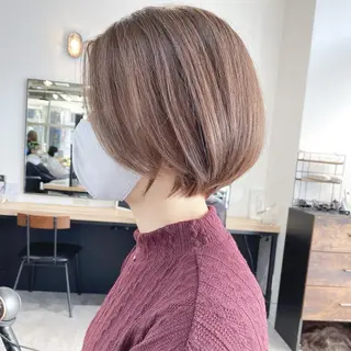 ショート カラー ヘアアレンジ 横浜縮毛矯正 ☆渋谷良太のヘアスタイル