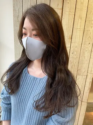 ロング カラー 福田 ジュンキのヘアスタイル
