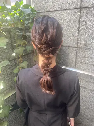 ヘアアレンジ one  chair natsumiのヘアスタイル