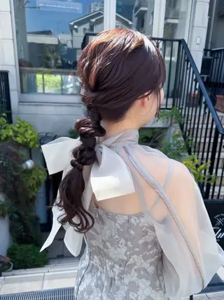 ヘアアレンジ お呼ばれヘア✨️ Akari🧸🤍のヘアスタイル