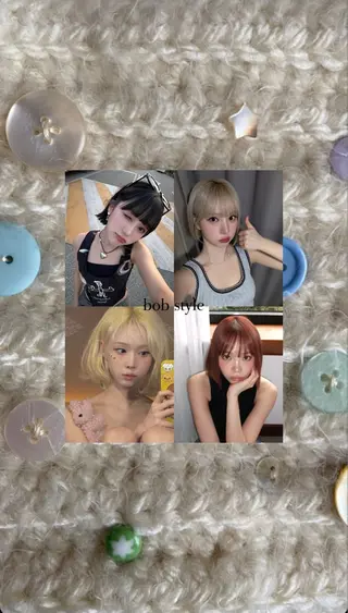 ショート えんどう ゆめはのヘアスタイル