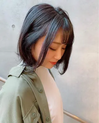ショート カラー box mico. mutsumiのヘアスタイル