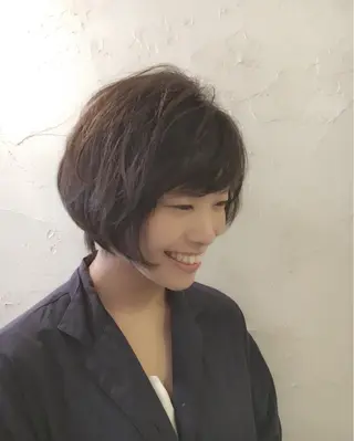 ショート カラー LoRE hair 四条河原町 西尾友里のヘアスタイル