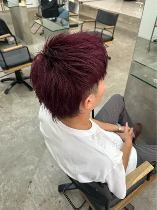 カラー メンズ YOSHINO AIKOのヘアスタイル