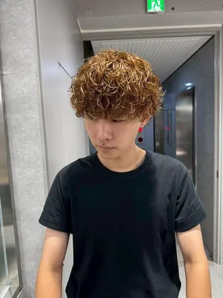 メンズ カラー ⚜️BLUCK / メンズ専門サロン⚜️のヘアスタイル